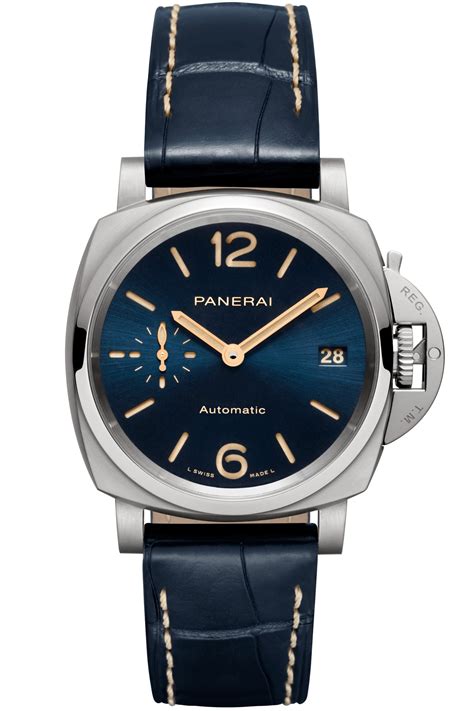 Panerai Luminor Due 38 mm Watch in Blue Dial.